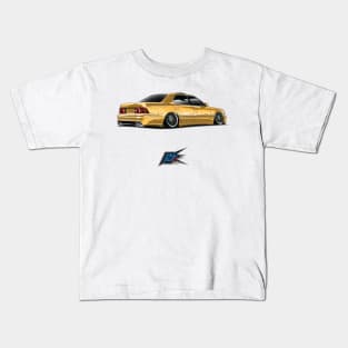 lexus ls400 yellow Kids T-Shirt